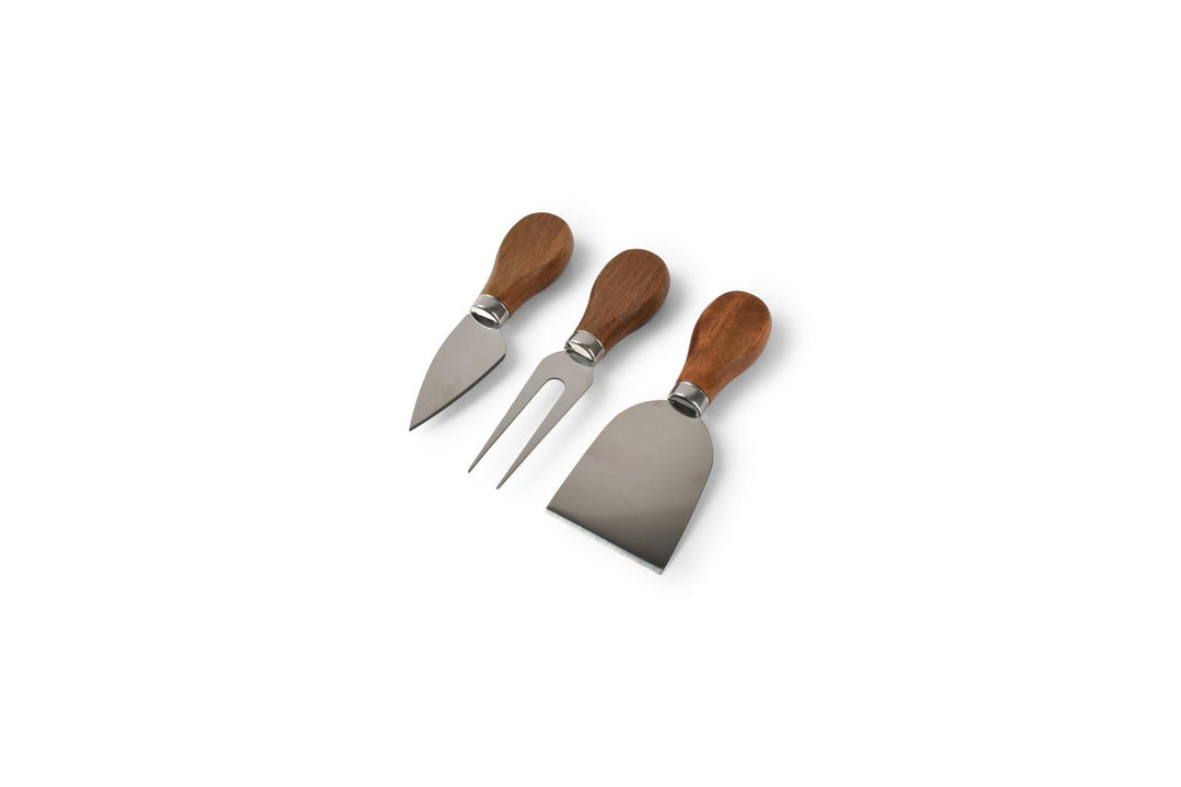 Kaasmessenset 3-delig hout Fromage