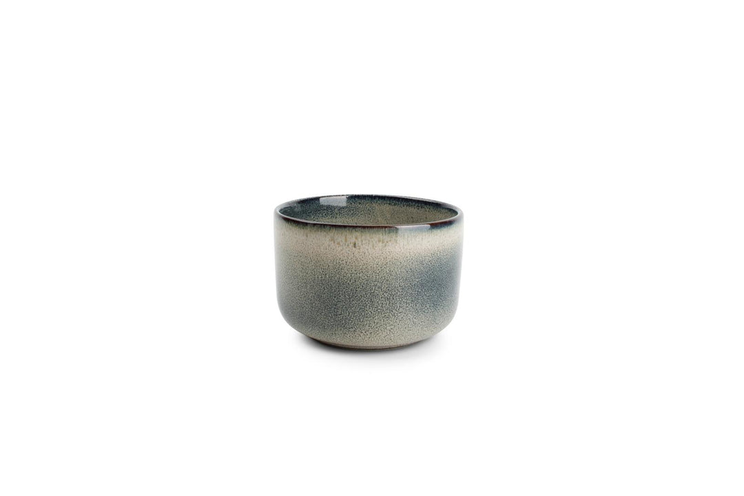 Kom 12xH8cm groen/blauw Meridian - Set van 4