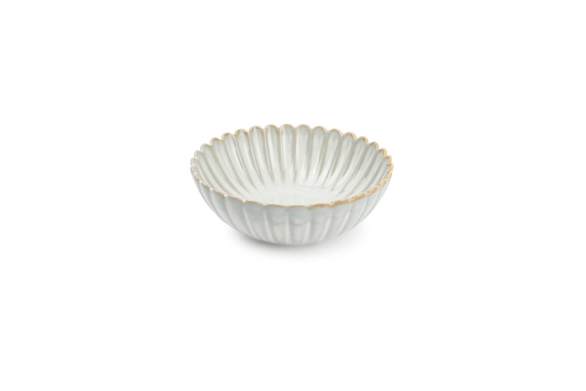Kom 13xH4,5cm nuance white Lotus - Set van 4