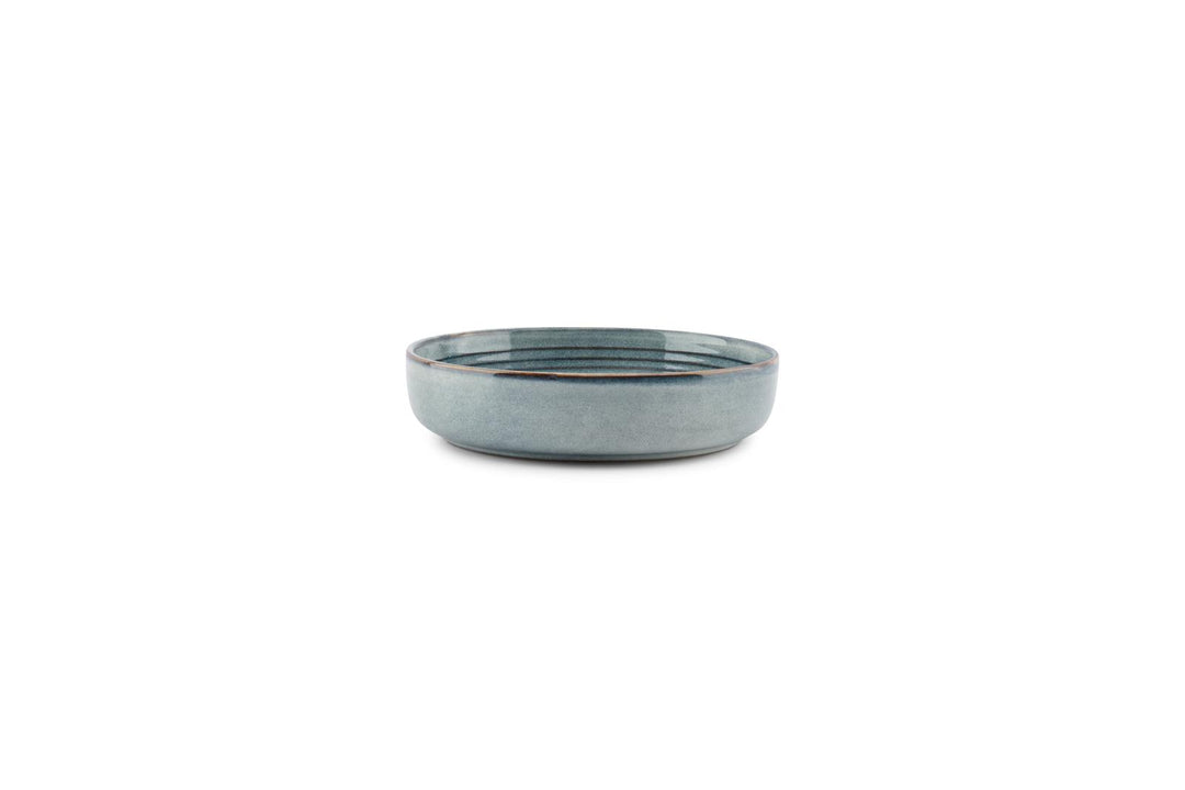 Kom 15xH3,5cm blauw Duna - Set van 4