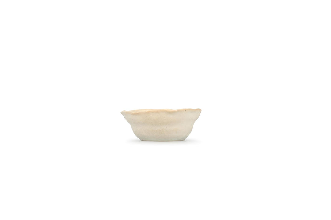 Kom 16xH6,5cm beige Nomad - Set van 2