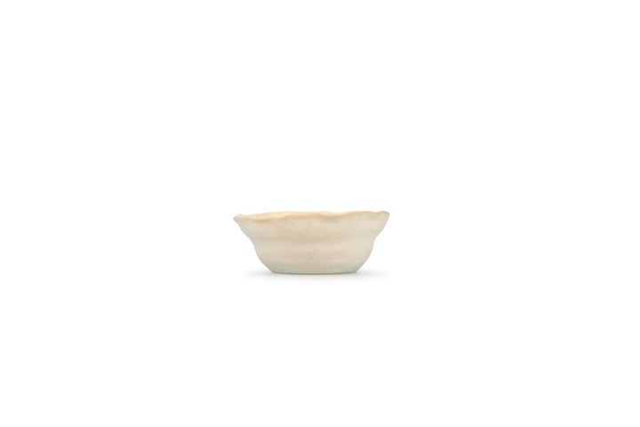 Kom 16xH6,5cm beige Nomad - Set van 2