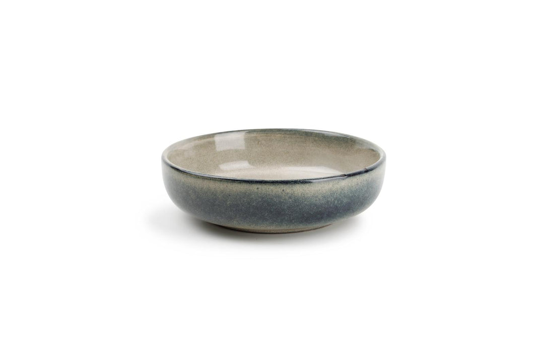 Kom 17,5xH5cm groen/blauw Meridian - Set van 4