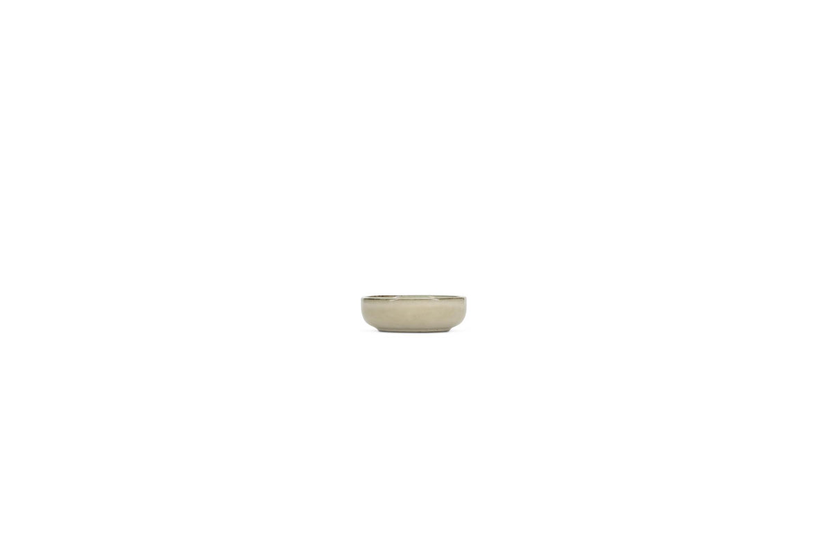 Kom 9xH3cm ivoor Meridian - Set van 4