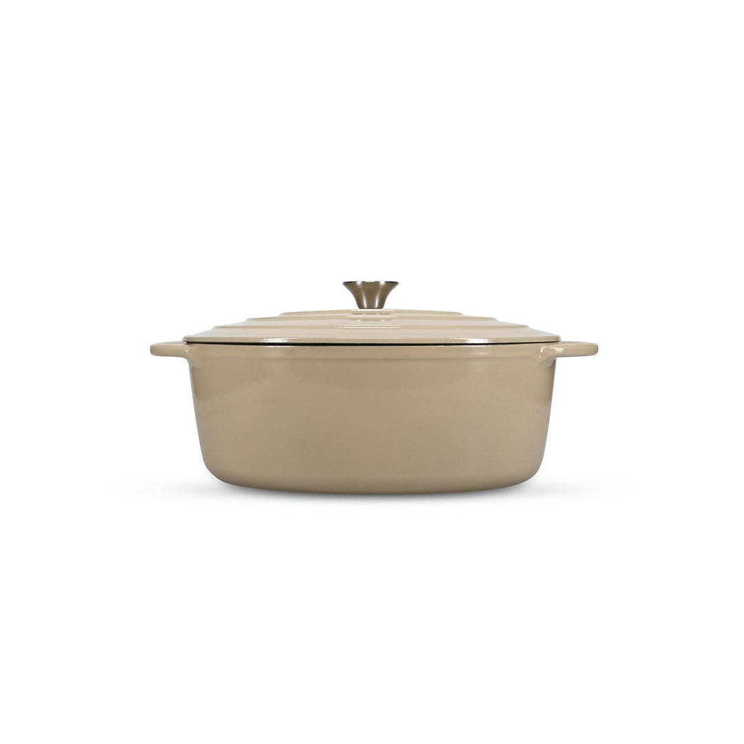 Kookpot 41x26cm gietijzer beige Ferno
