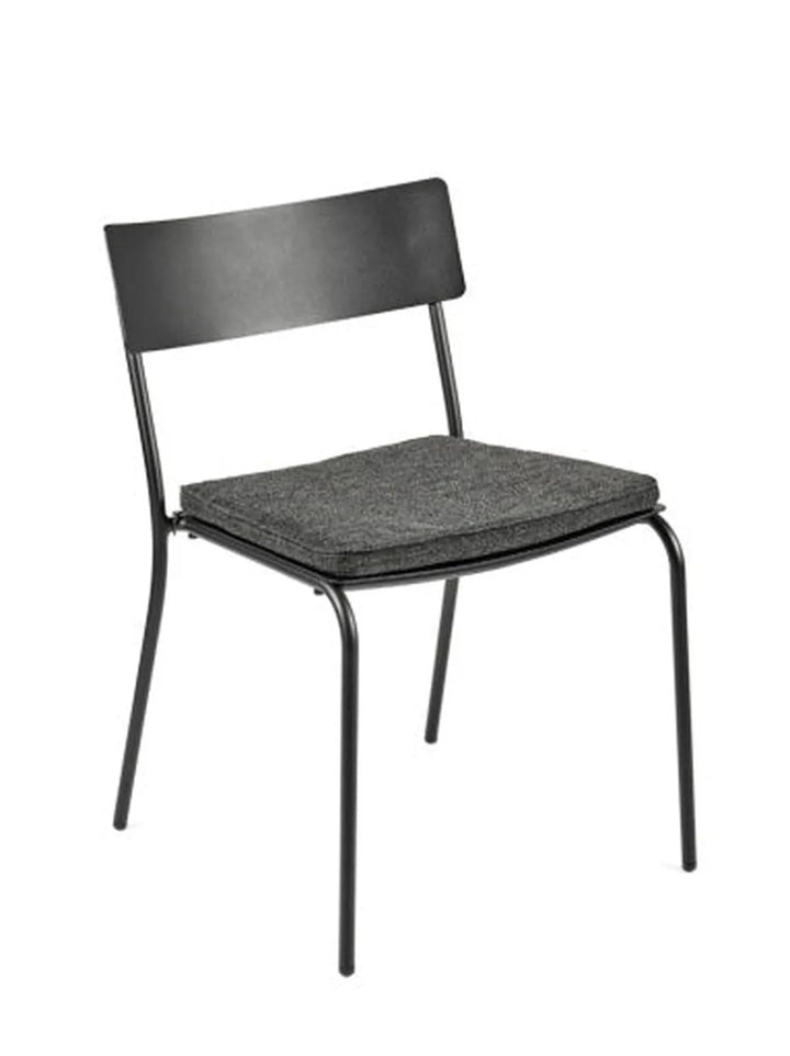 Kussen Stoel Zwart August