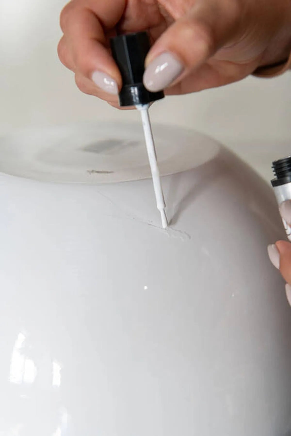 Lak pen Glanzend Wit