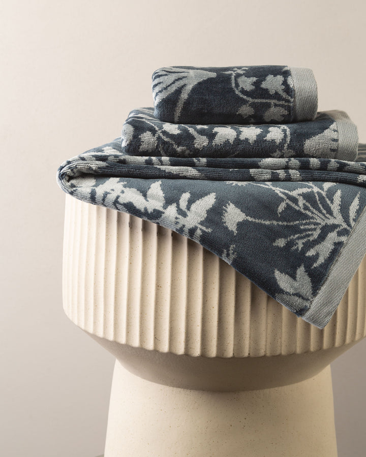 Essenza | Maribel Handdoek - 50x100, Slate Grey