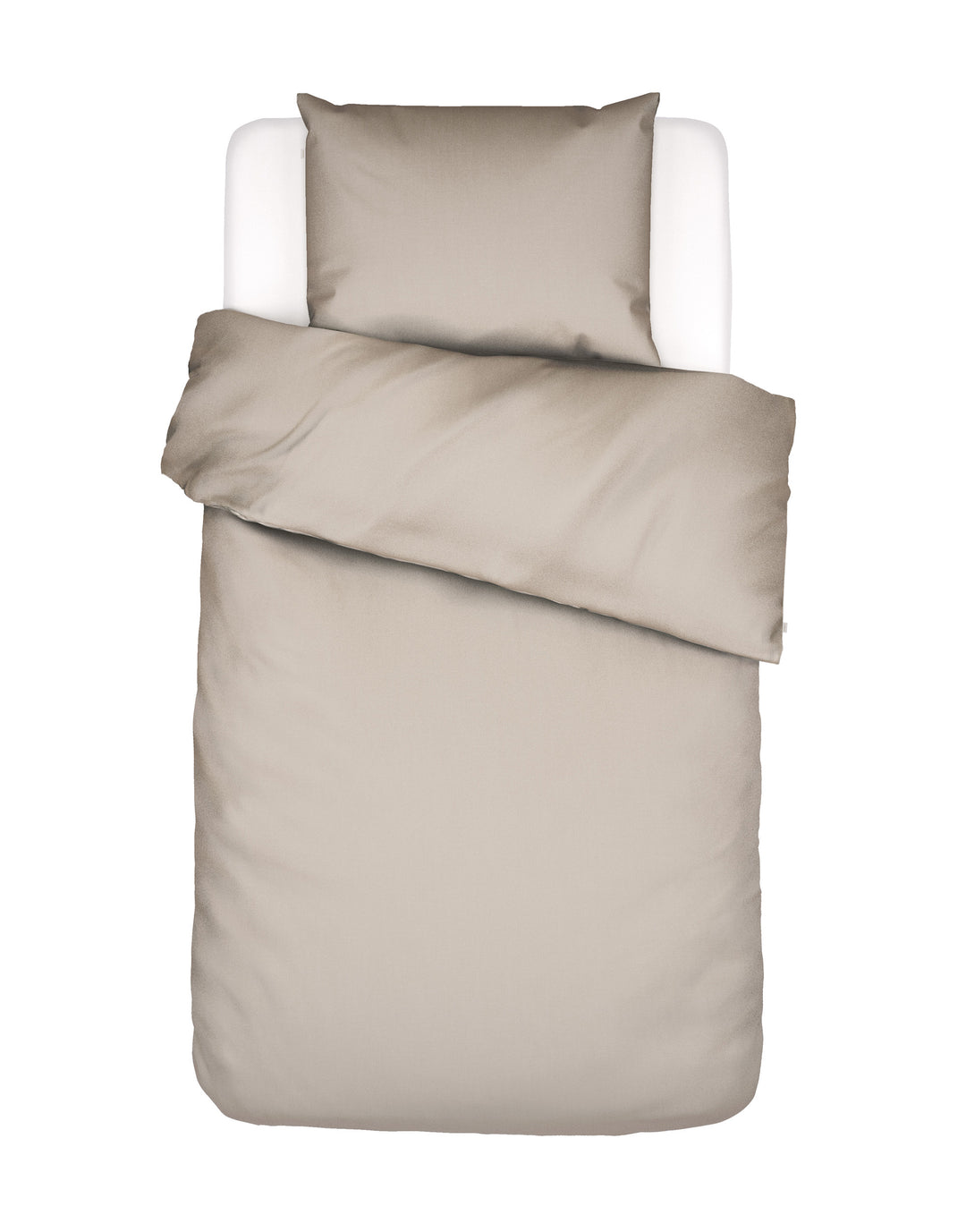 Essenza | Minte Dekbedovertrek - 1p set 140x220+60x70, Oatmeal