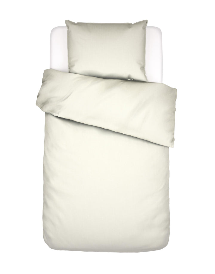 Essenza | Minte Dekbedovertrek - 1p set 140x220+60x70, Oyster