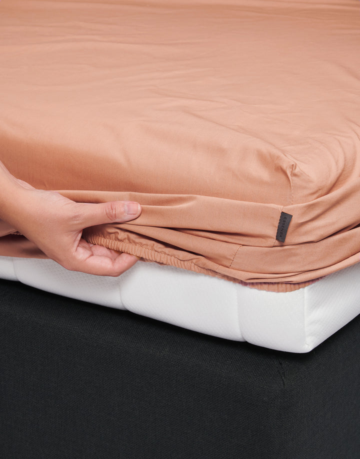 Essenza | Minte Hoeslaken - 160x200, Bright Terra