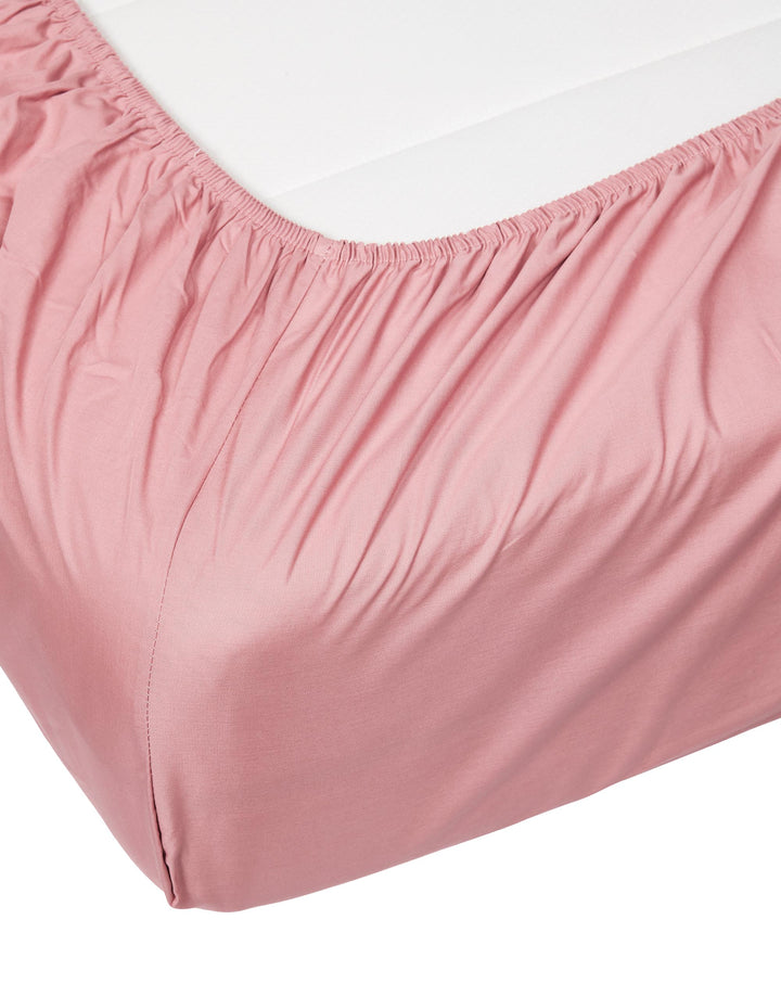 Essenza | Minte Hoeslaken - 180x200, Dusty Rose