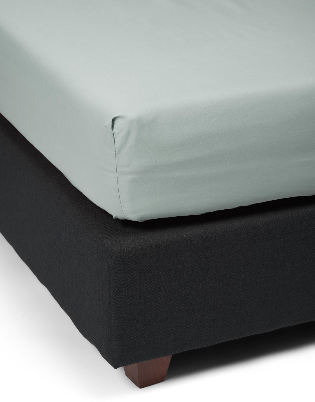 Essenza | Minte Hoeslaken - 140x200, Dusty Green