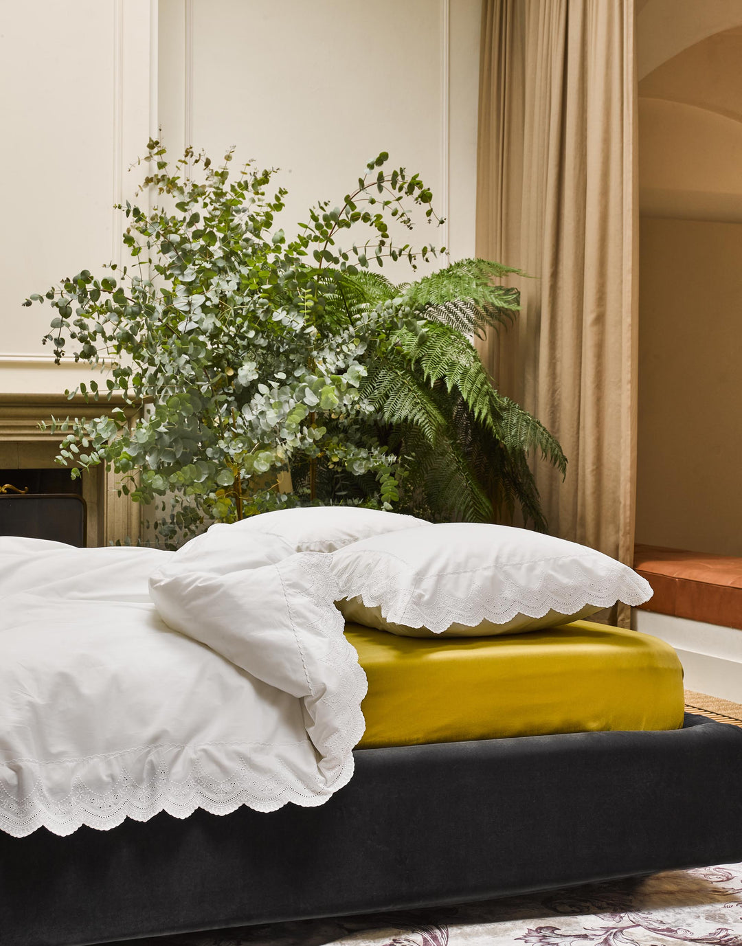 Essenza | Minte Hoeslaken - 90x200, Olive