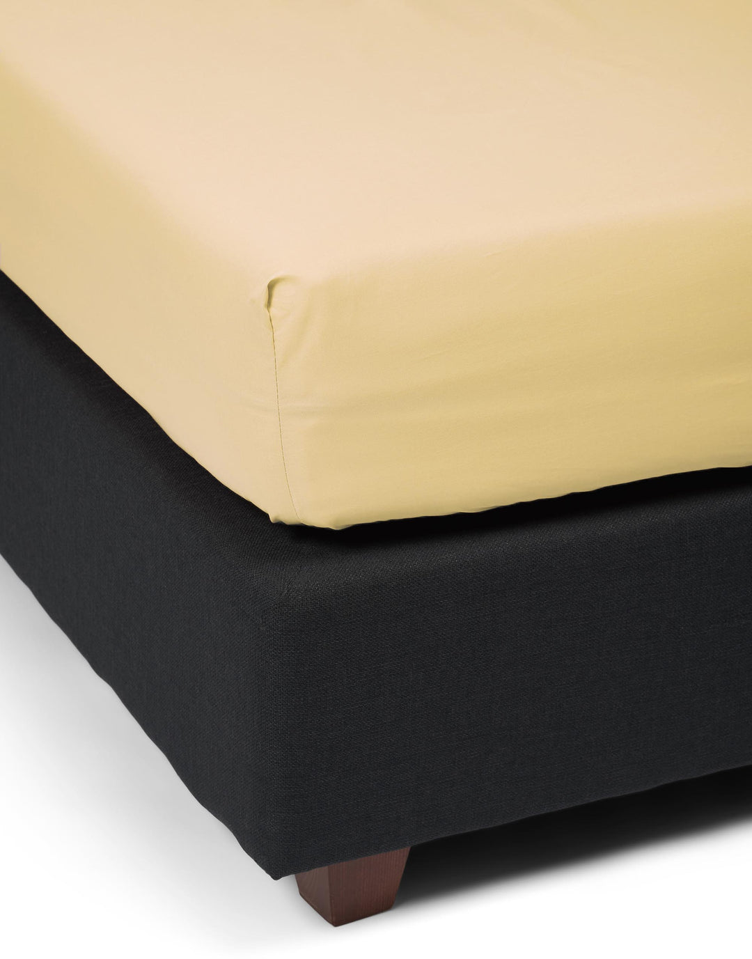 Essenza | Minte Hoeslaken - 200x200, Yellow Straw