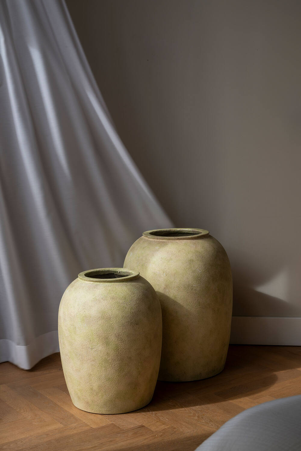 Pottery Pots - Bloempot Luma M, Mosbeige