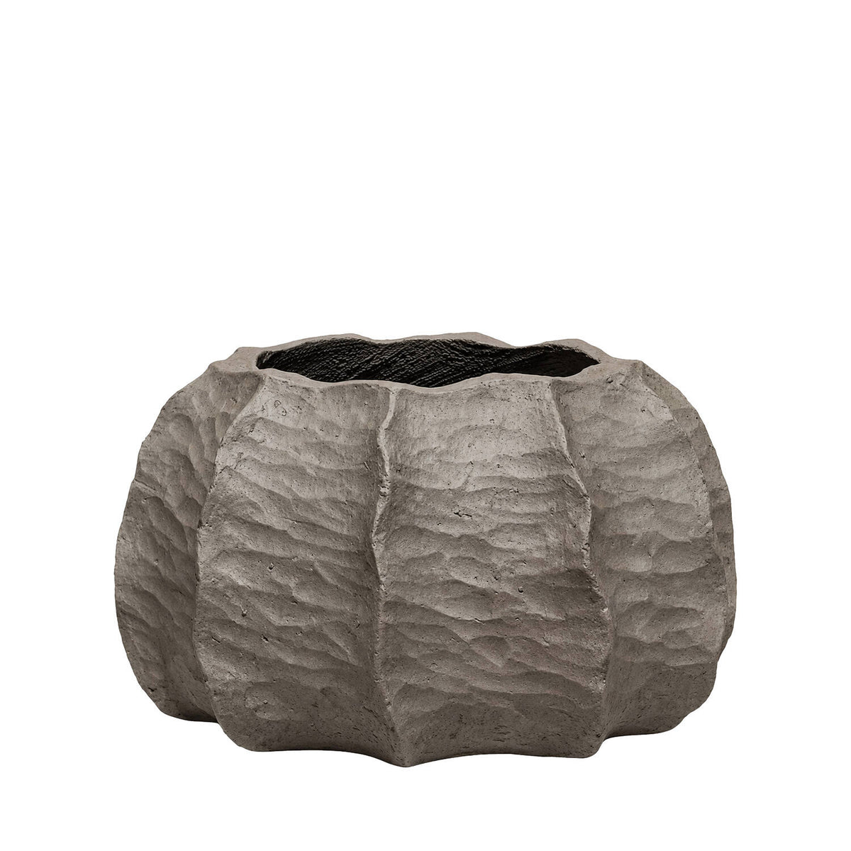 Pottery Pots - Bloempot Gobi Low S, Gebrande Omber