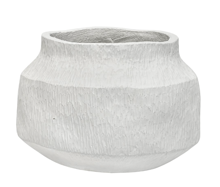 Pottery Pots - Bloempot Flow Low S, Cloud Wit Ø38 cm