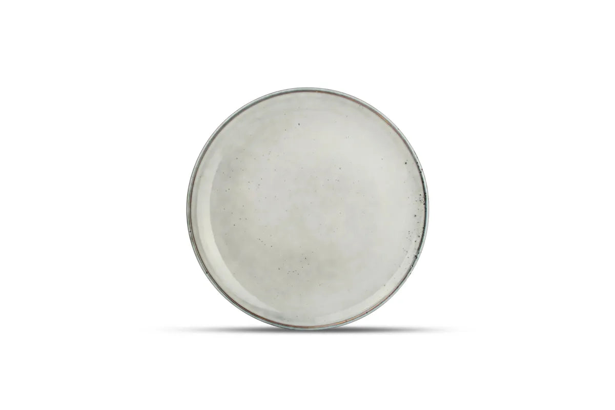 ONA - Plat bord 19,5cm groen Freckles - Set van 4