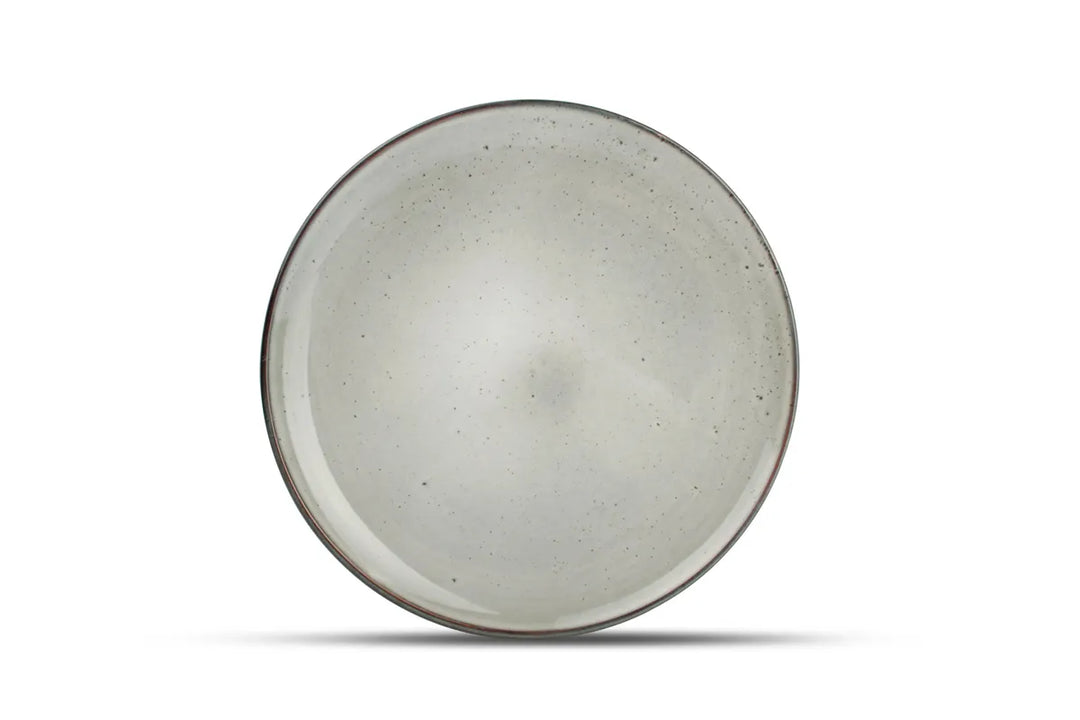 ONA - Plat bord 26cm groen Freckles - Set van 4