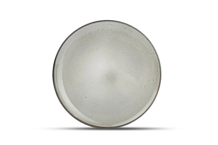 ONA - Plat bord 26cm groen Freckles - Set van 4