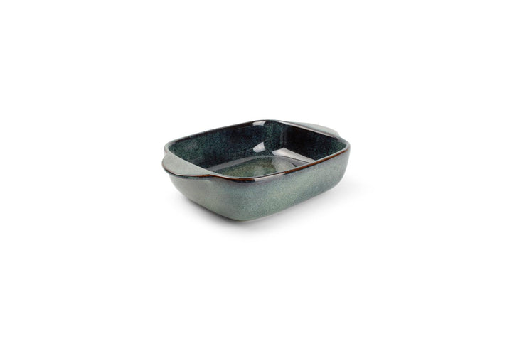 Ovenschaal 25/19,5x16,5xH6cm groen/blauw Meridian