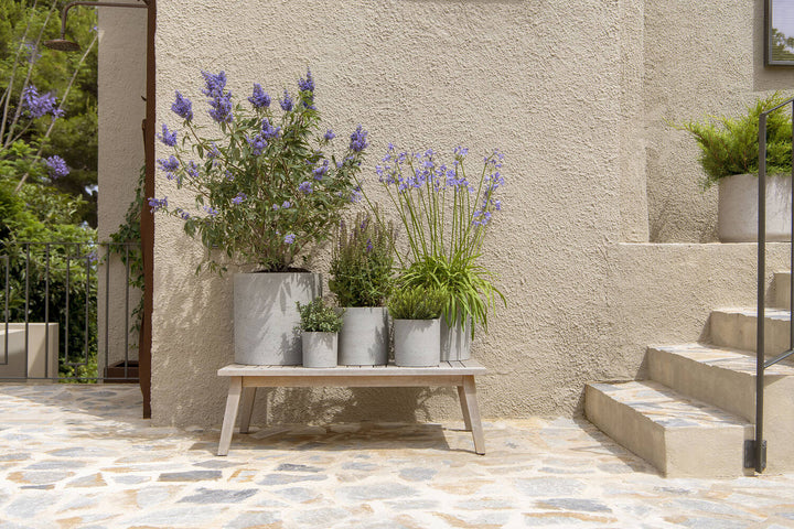 Pottery Pots - Bloempot Puk L, Grijs Washed