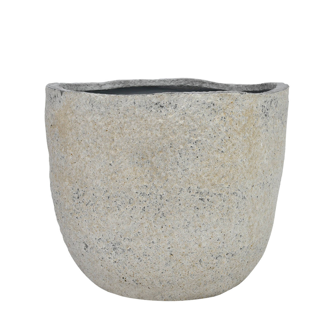 Pottery Pots - Bloempot Mt. Russell XL, Albite Crème