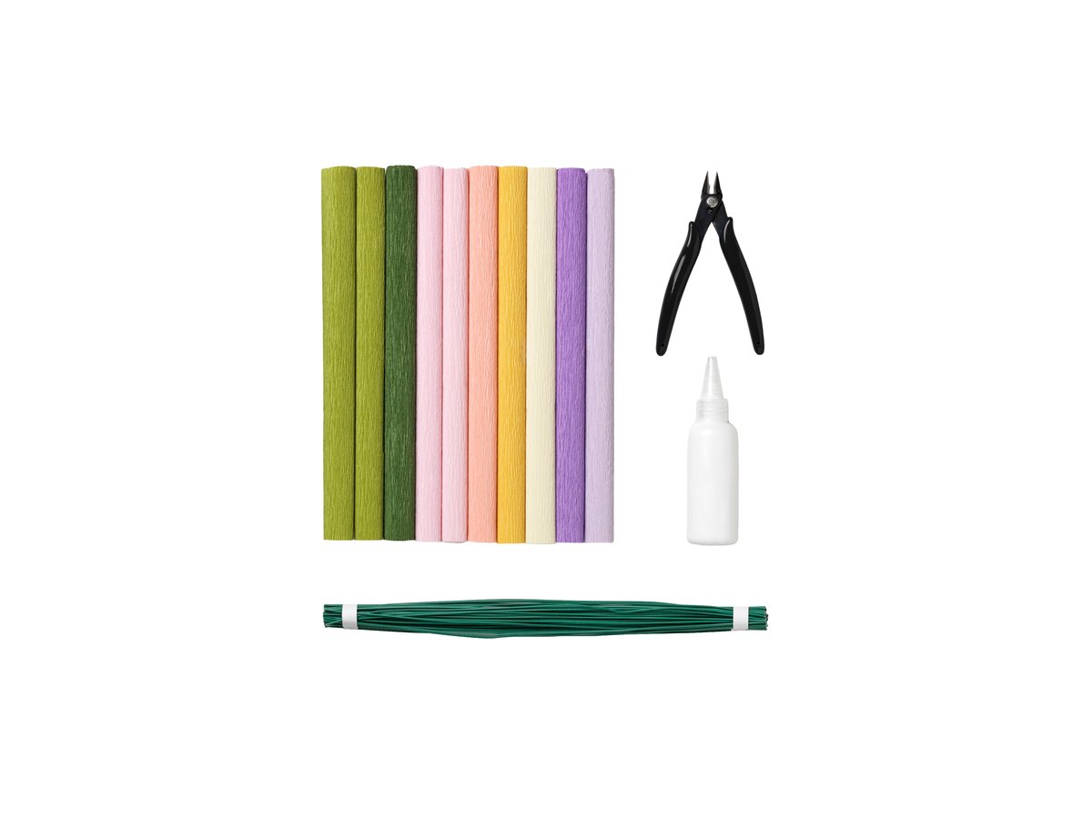 Paper Florist - Crepe Paper Flower Set