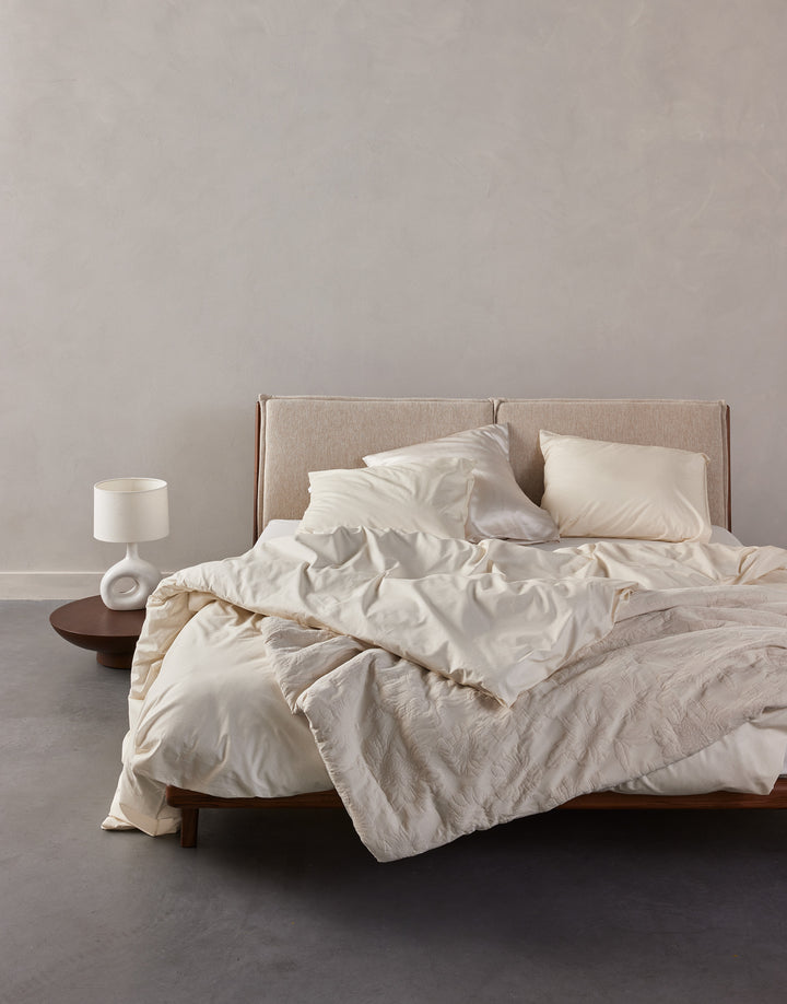 Essenza | Philippine Sprei - 150x200, Oatmeal