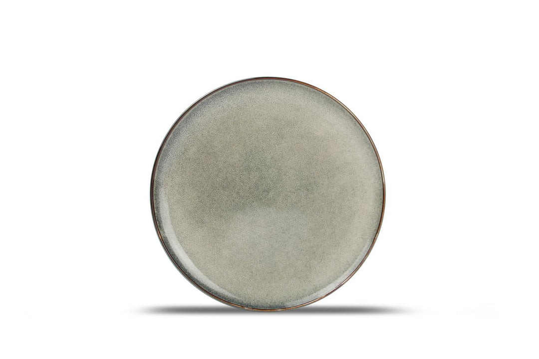 Plat bord 20cm groen/blauw Meridian - Set van 4