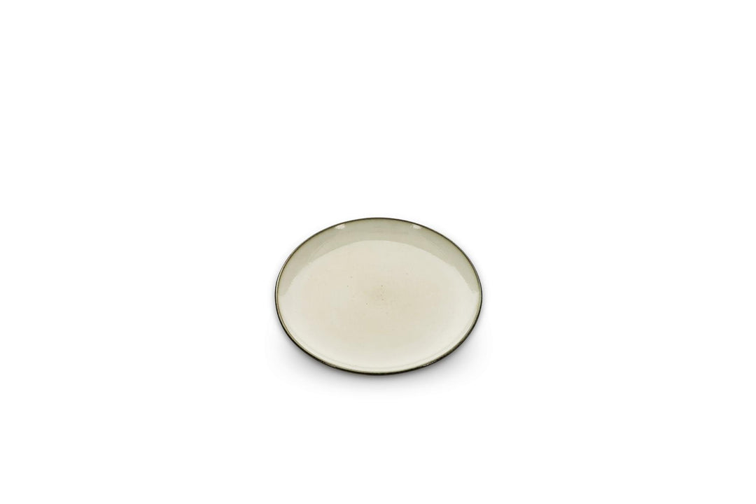Plat bord 20cm ivoor Meridian - Set van 4