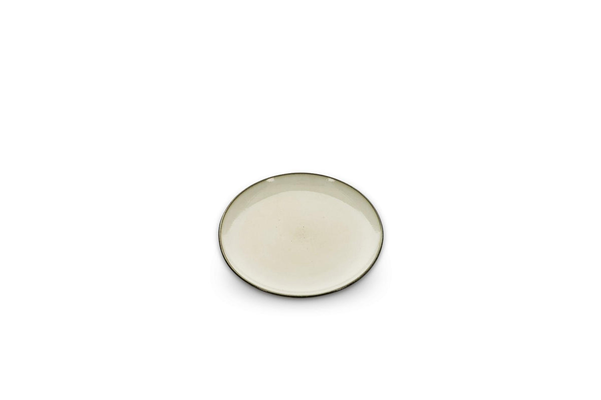 Plat bord 20cm ivoor Meridian - Set van 4