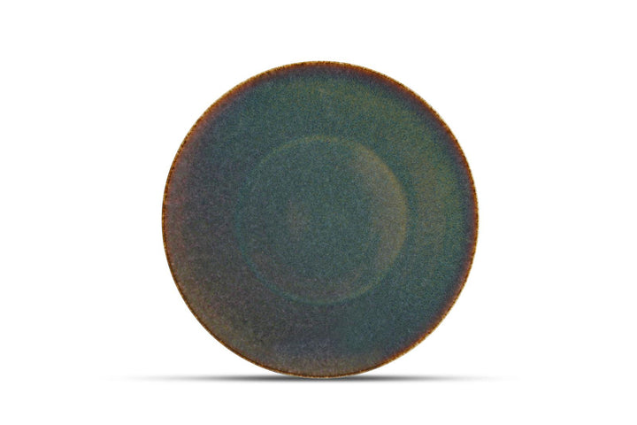 Plat bord 27cm groen Cirro - Set van 6