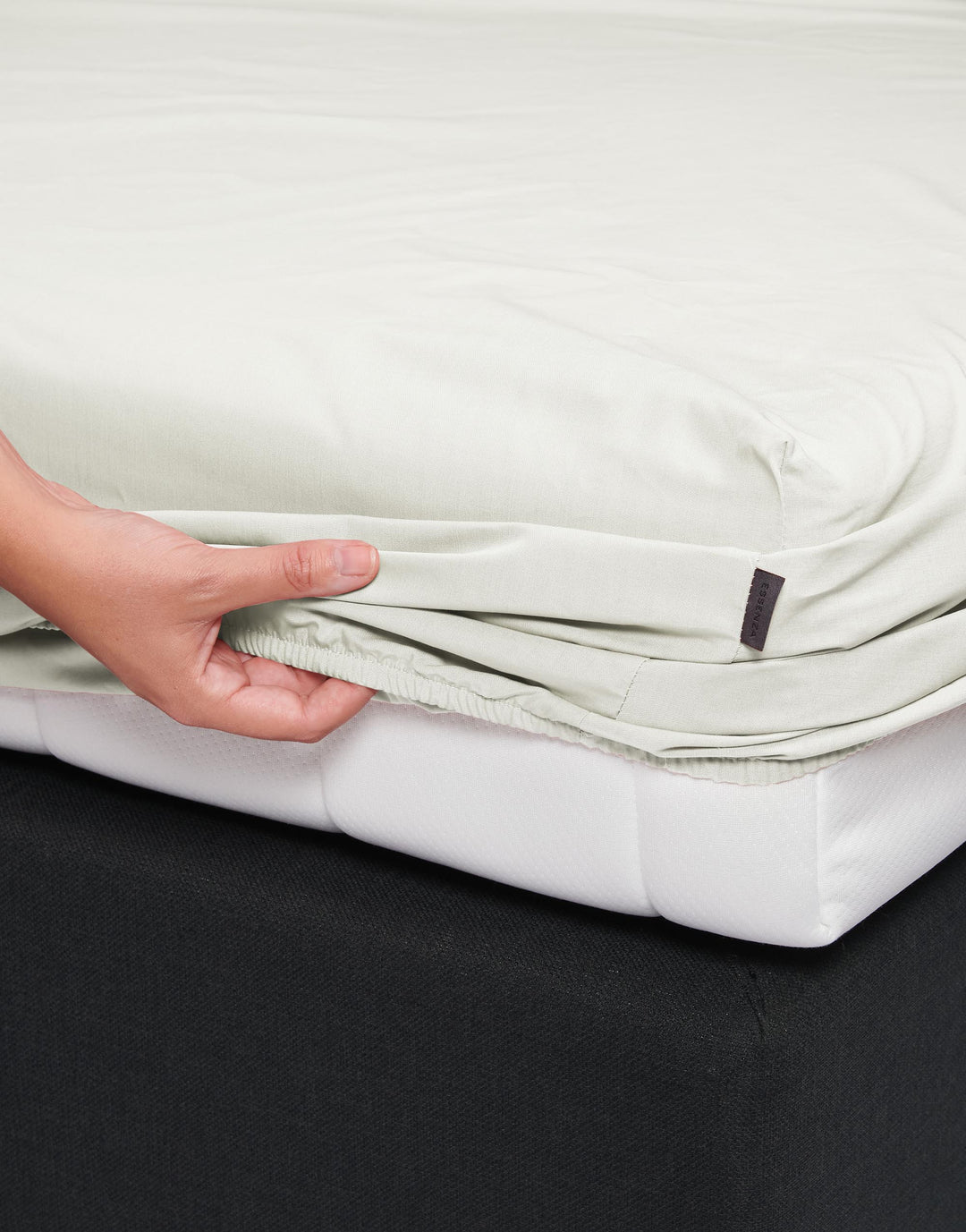 Essenza | Premium Percale Hoeslaken - 180x220, Oyster