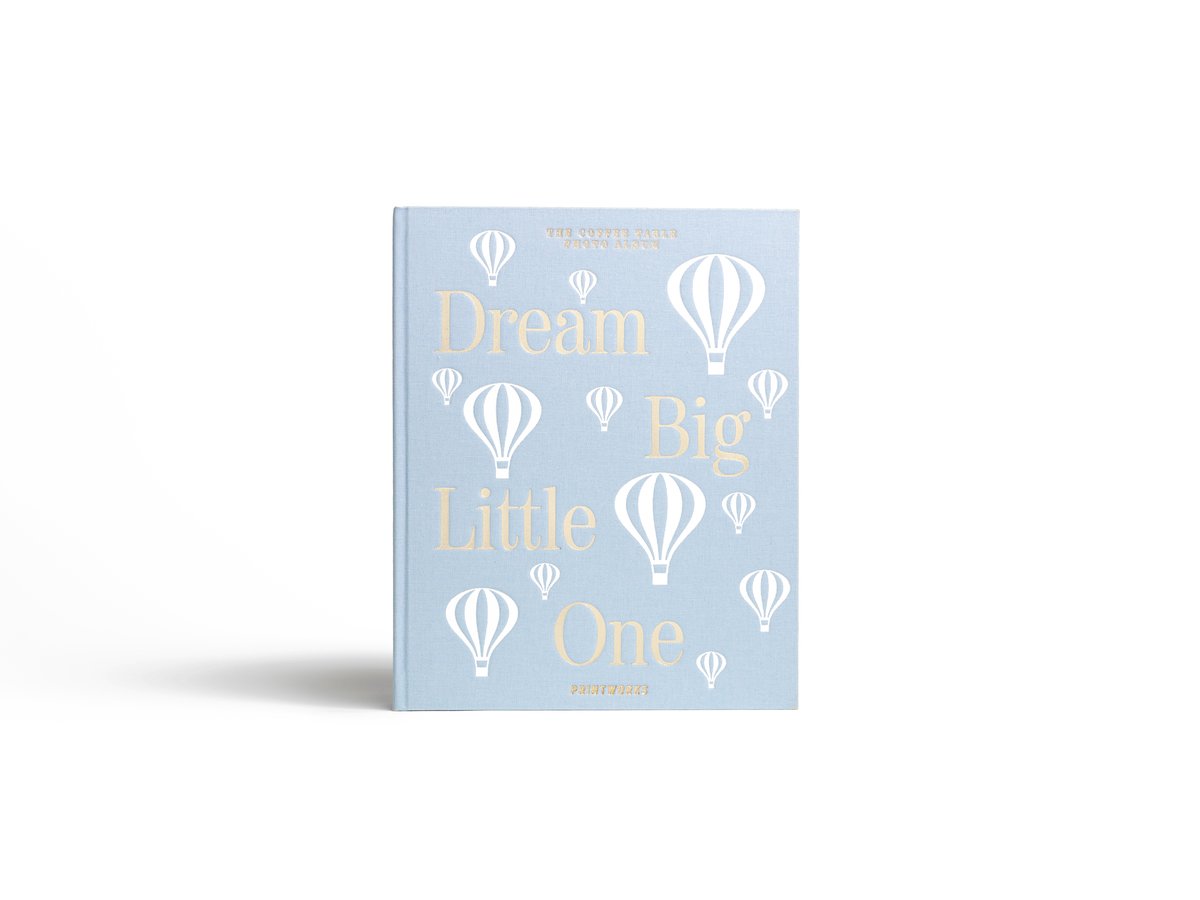 Printworks Baby Album - Dream Big Little One - Lichtblauw