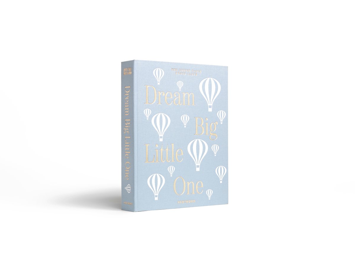 Printworks Baby Album - Dream Big Little One - Lichtblauw