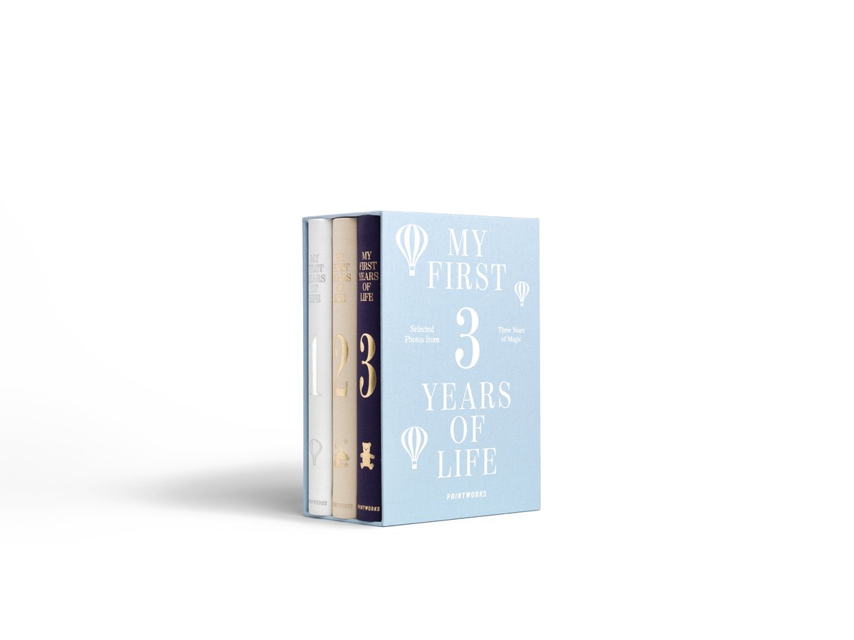 Printworks Baby Album set van 3 - My First 3 Years