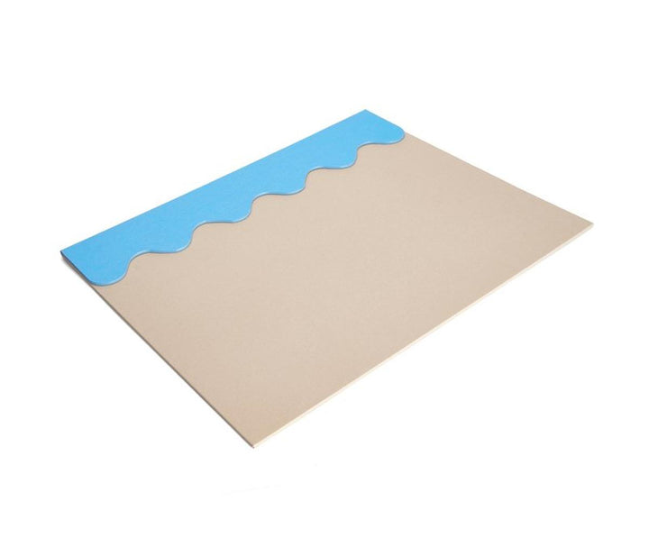 Printworks Bureau Onderlegger - Beige/Blauw