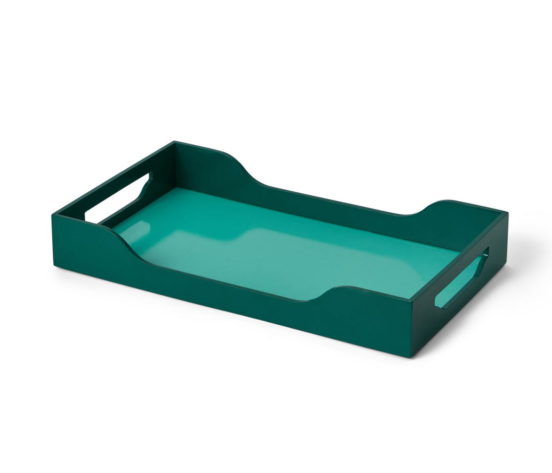 Printworks Dienblad M gelakt - Turquoise/Groen