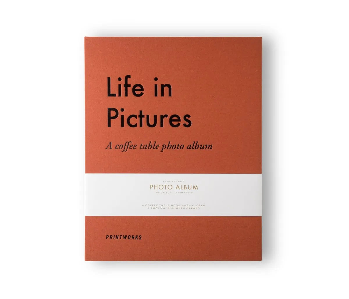 Printworks Fotoalbum - Life In Pictures - Oranje