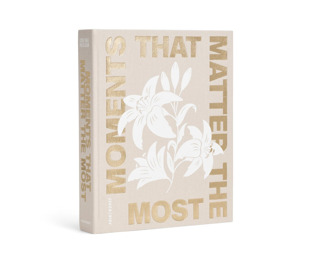 Printworks Fotoalbum - Moments that Matters the Most - Beige