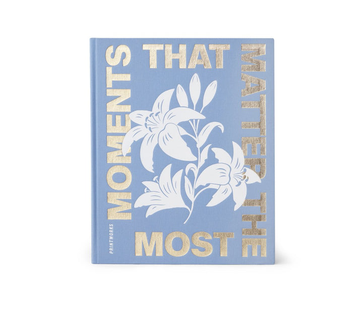 Printworks Fotoalbum - Moments that Matters the Most - Blauw
