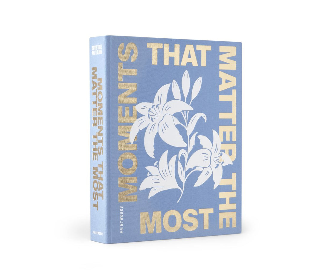 Printworks Fotoalbum - Moments that Matters the Most - Blauw