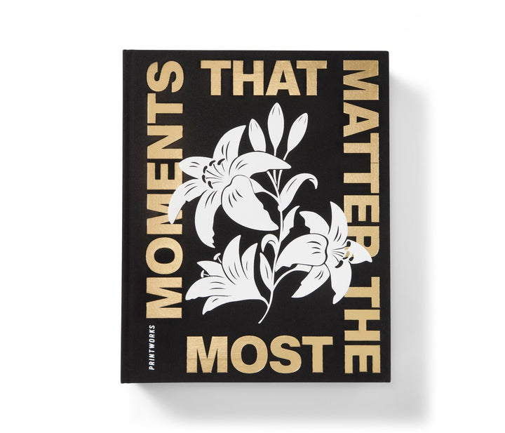 Printworks Fotoalbum - Moments that Matters the Most - Zwart