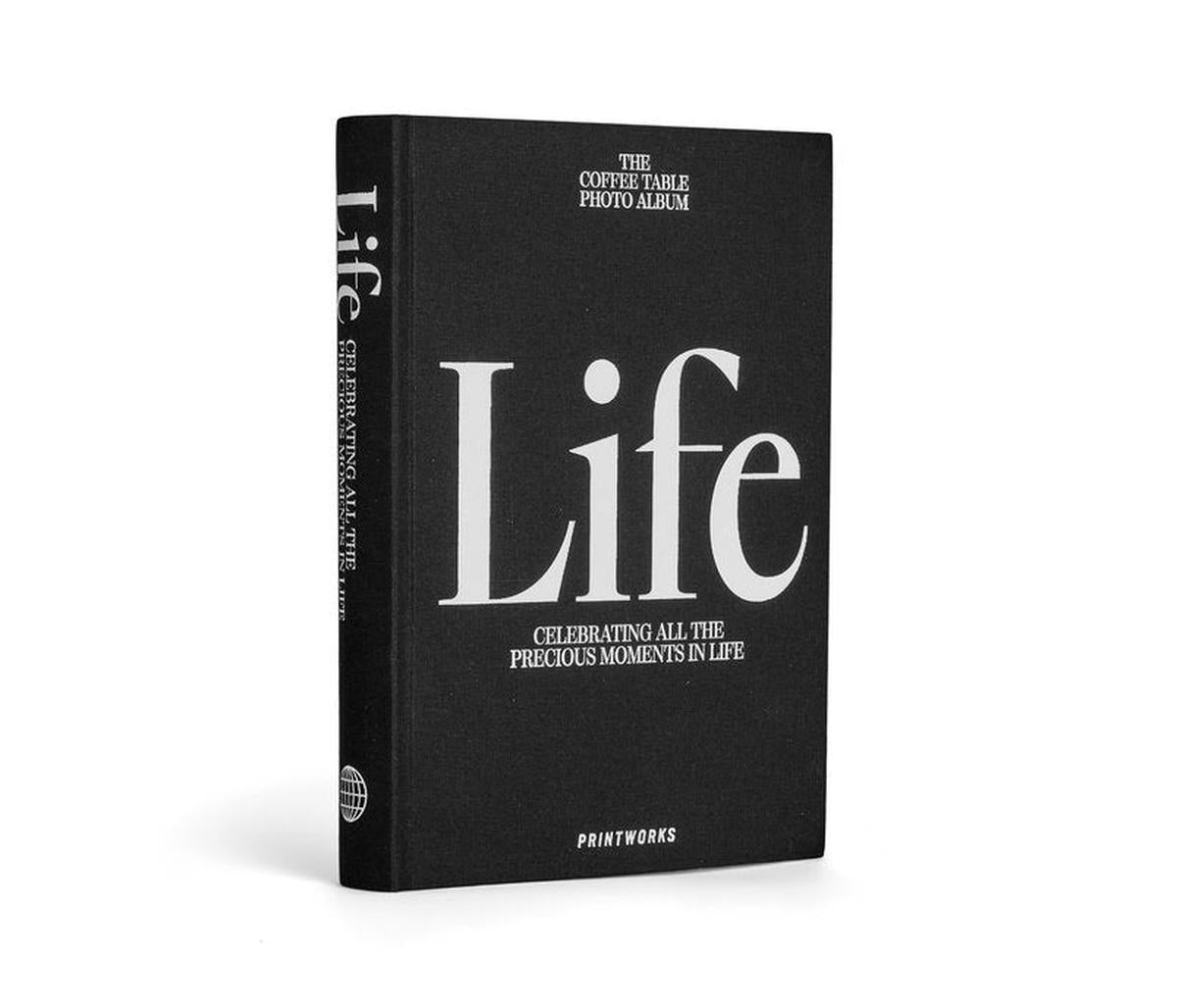 Printworks Fotoboek - Life - Zwart