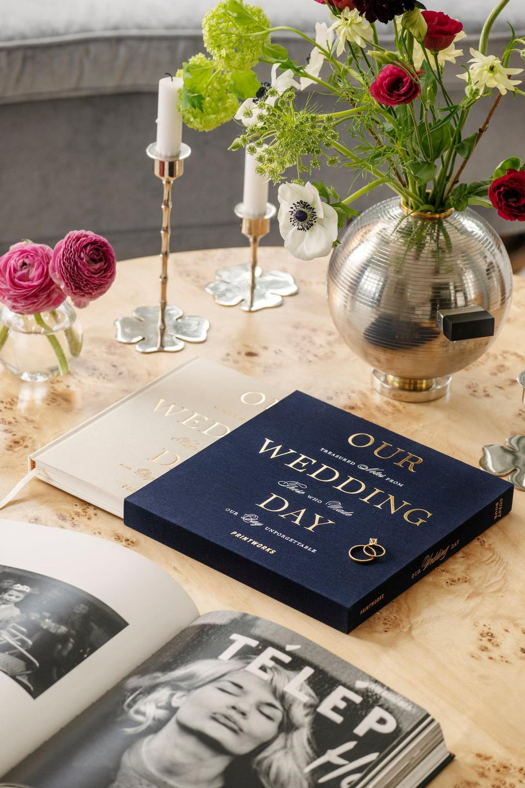 Printworks Gastenboek bruiloft - Donkerblauw