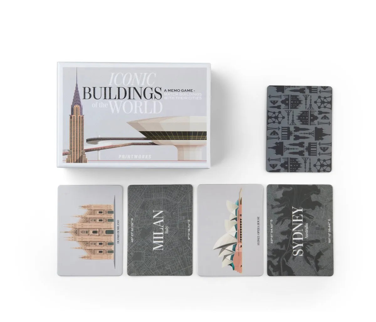 Printworks Memory spel - Iconic buildings