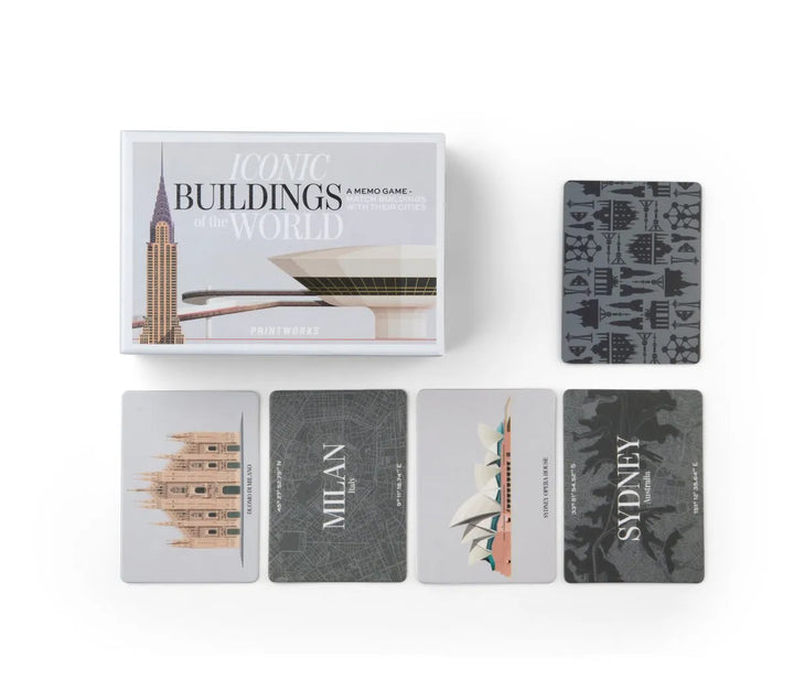 Printworks Memory spel - Iconic buildings