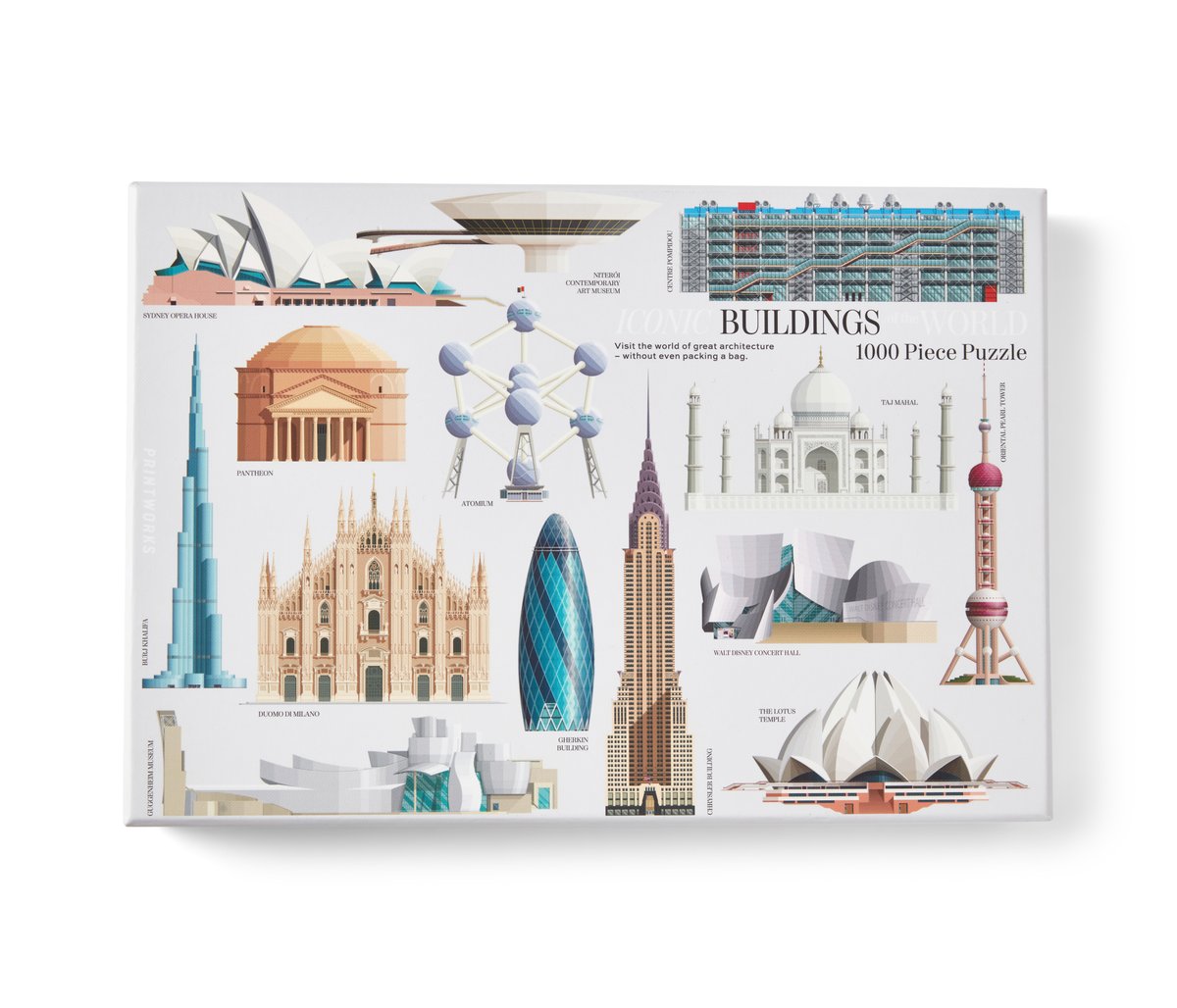 Printworks Puzzel - Iconic Buildings - 1000 stukjes